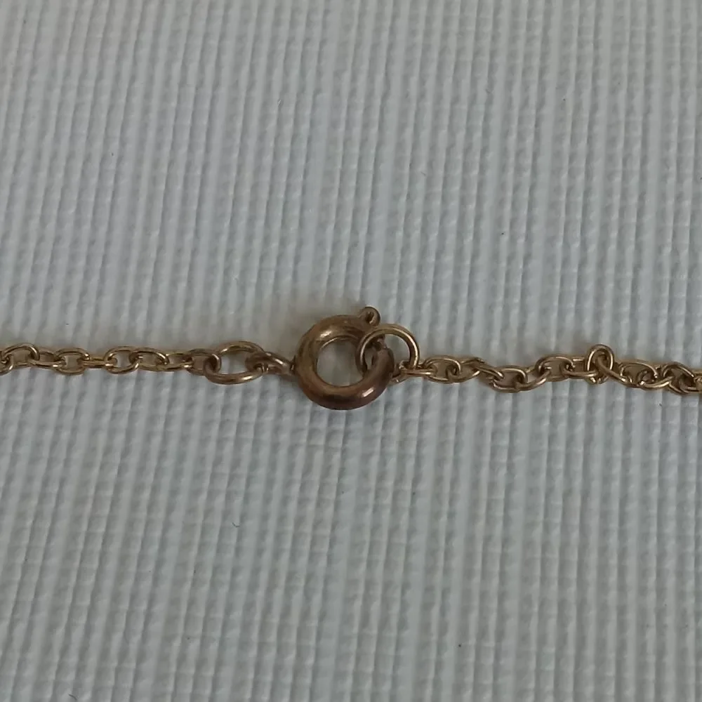 Gold Toned Open Heart Shaped Pendant Lightweight Dainty Single Strand Necklace
